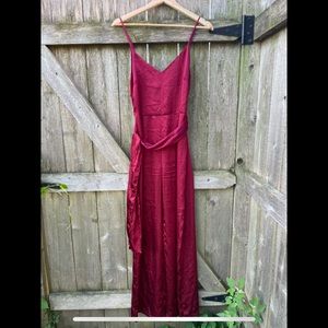 Forever21 Red Jumpsuit